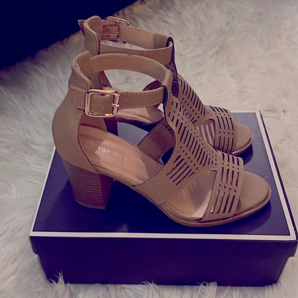 Top Moda Chunky heel ankle strap - Picture 4 of 8